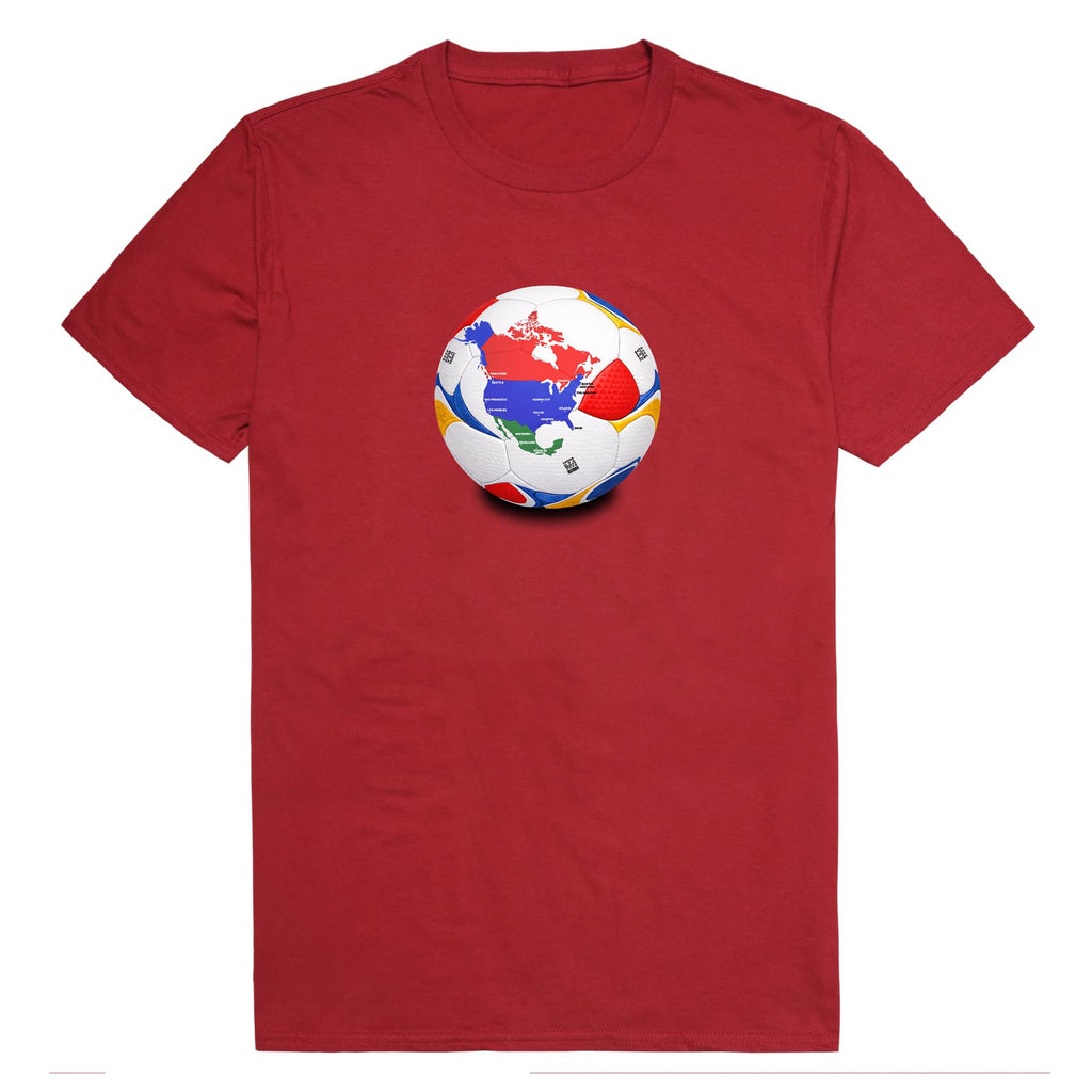 Soccer 2026 Tees World Ball T-Shirt - Custom Art Print Men Women
