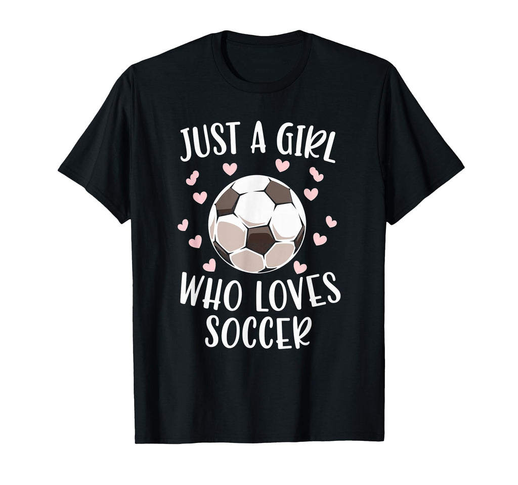 Just Soccer Love Sports Soccer Player T-Shirt - Graphic Print for Adults