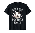 Just Soccer Love Sports Soccer Player T-Shirt - Graphic Print for Adults
