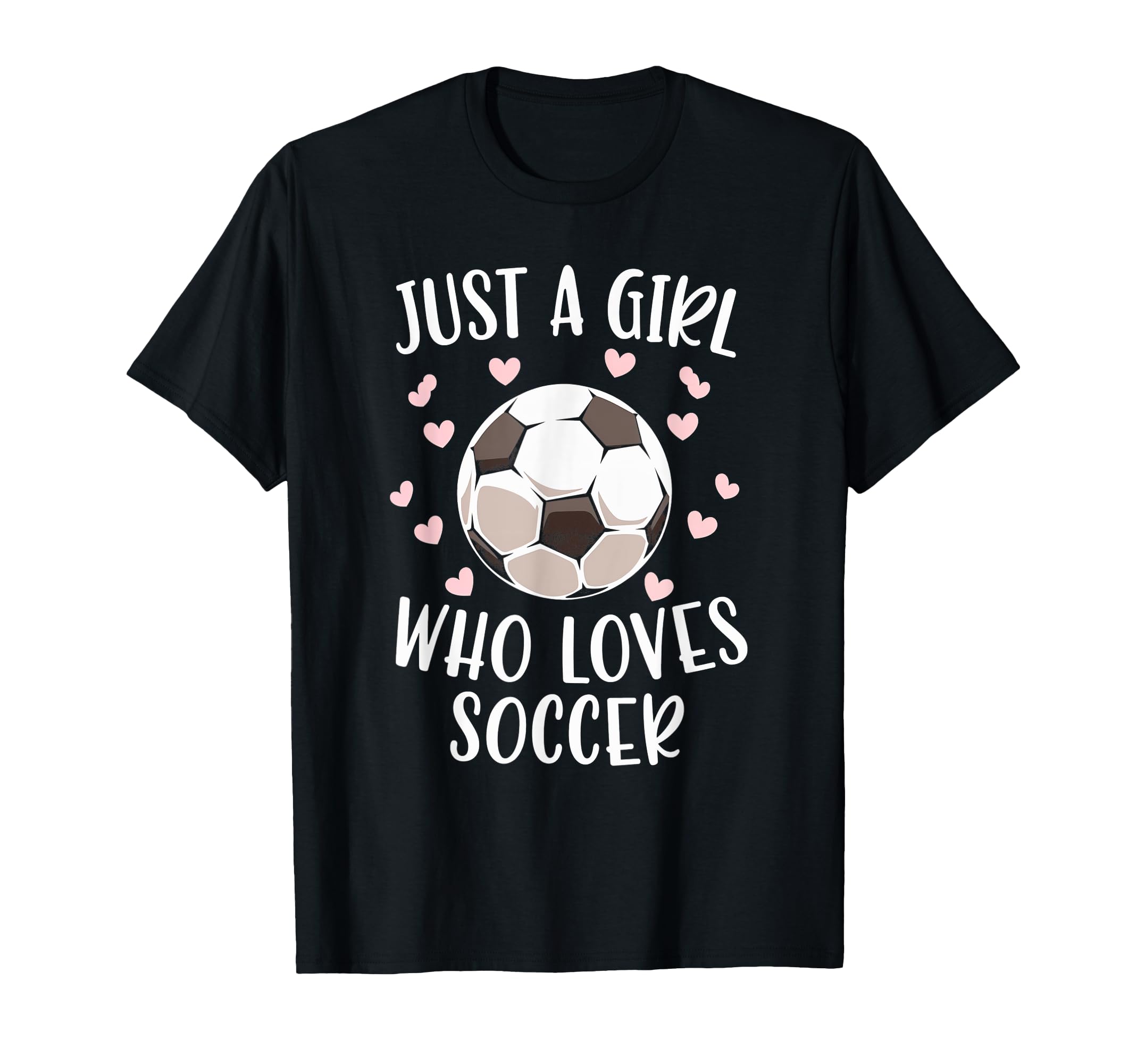 Just Soccer Love Sports Soccer Player T-Shirt - Graphic Print for Adults