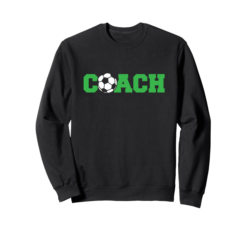 Novelty Soccer Coach Soccer Sweatshirt - Aesthetic Graphic for Adults