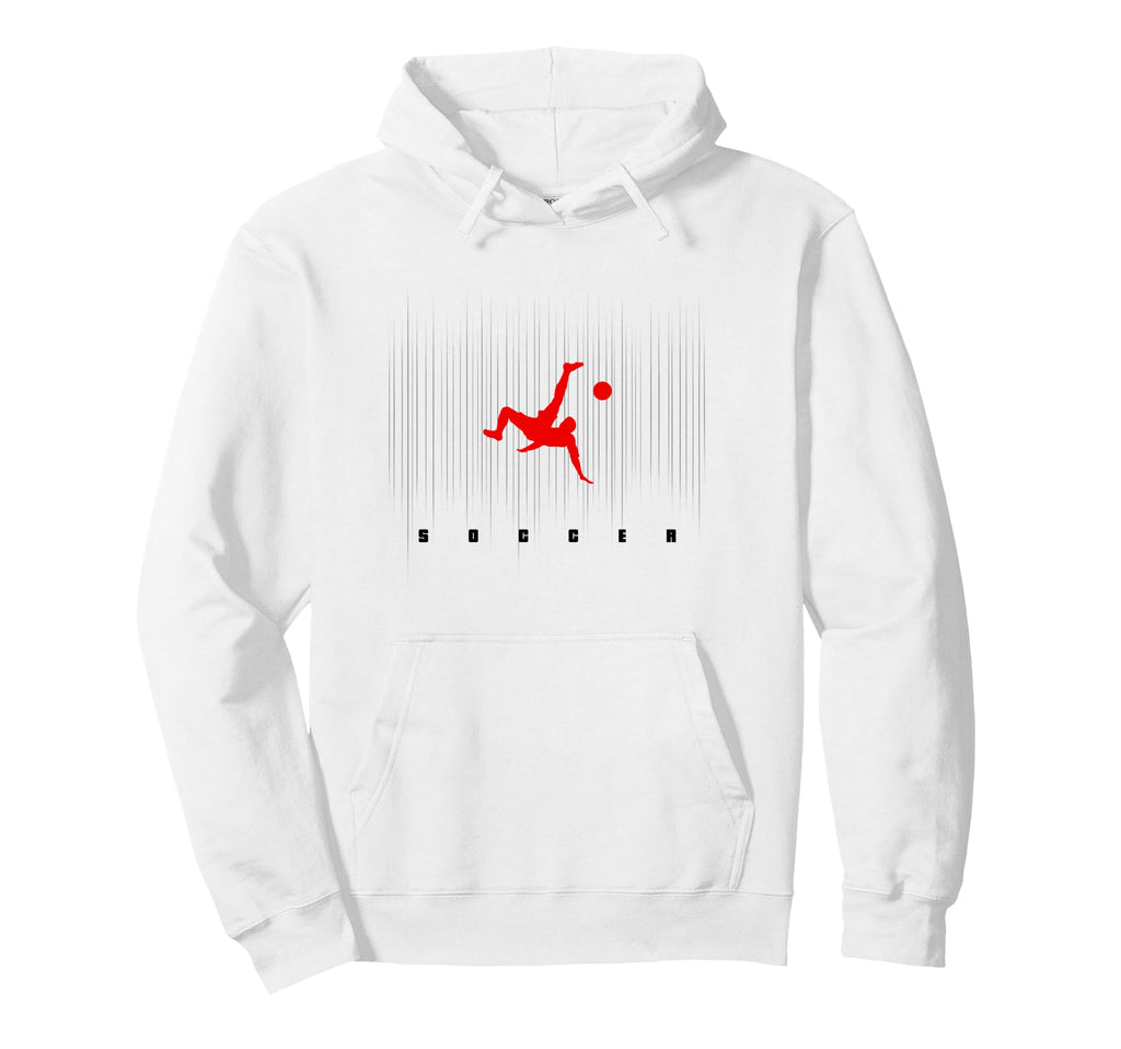 Soccer Logo Motif Soccer Soccer Player Hoodie - Graphic Print Men Women