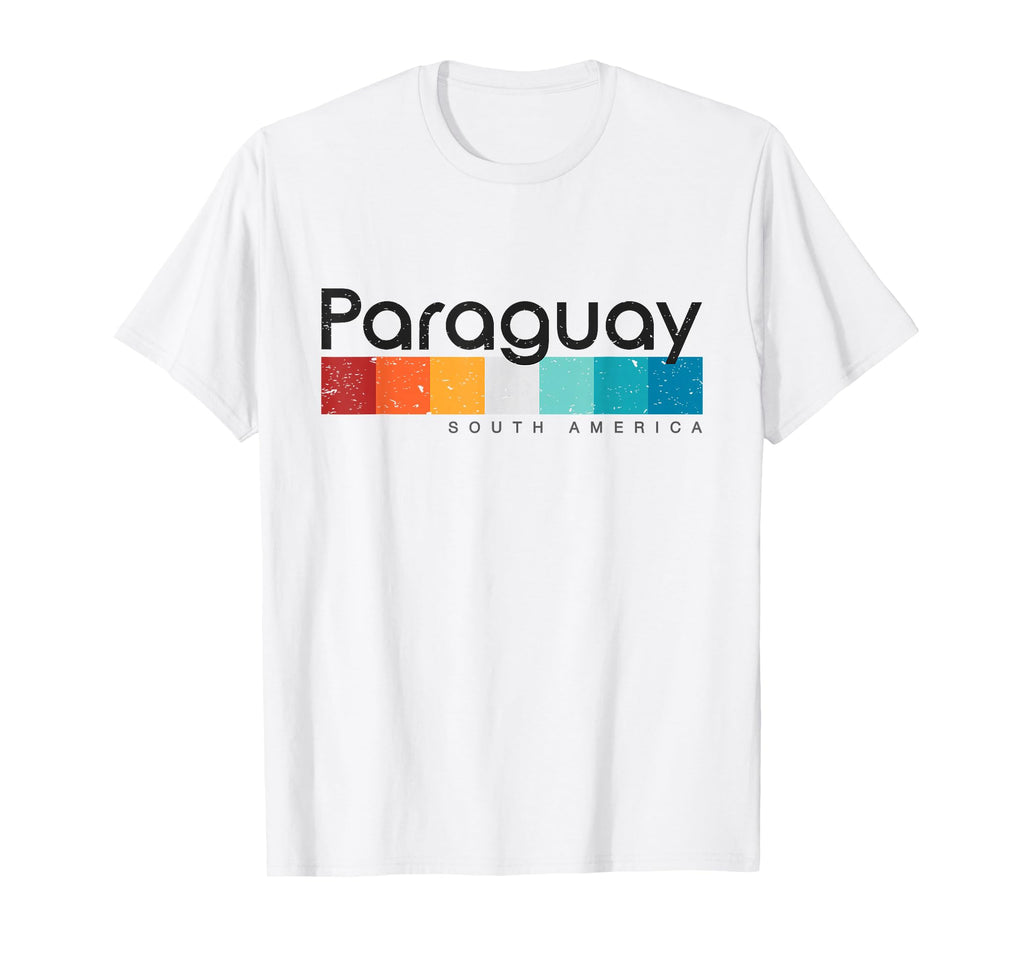 Paraguay South America 1980S T-Shirt - Minimalist Print for Adults