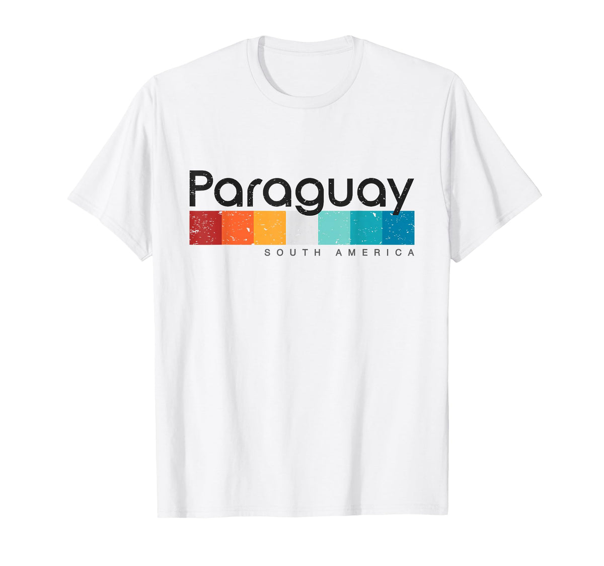 Paraguay South America 1980S T-Shirt - Minimalist Print for Adults