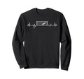 Soccer Goalie Heartbeat Soccer Sweatshirt - Fun Novelty Design Unisex