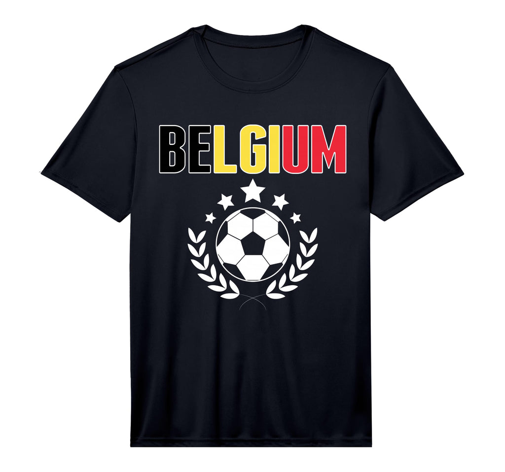Belgium Soccer Fans Jersey T-Shirt - Casual Everyday Wear for Adults