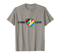One Love Soccer Football Lgbtq Rights T-Shirt - Trendy Graphic Unisex