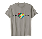 One Love Soccer Football Lgbtq Rights T-Shirt - Trendy Graphic Unisex