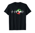 Iran Funny Soccer Heartbeat Iran T-Shirt - Aesthetic Graphic for Adults