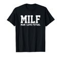 Milf I Love Futsal Funny Popular T-Shirt - Graphic Print for Adults
