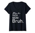 Ma Mama Mommy Mom Bruh Mother Mothers Day T-Shirt - Graphic Print Unisex