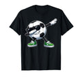 Dabbing Soccer Ball Football Funny T-Shirt - Unique Graphic for Adults