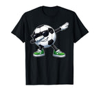 Dabbing Soccer Ball Football Funny T-Shirt - Unique Graphic for Adults