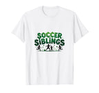 Soccer Siblings Family Teamwork Soccer T-Shirt - Unique Graphic Unisex