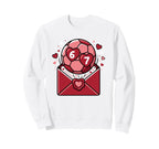 Valentine Soccer Game Love Sweatshirt - Custom Art Print for Adults