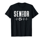 Class 2026 Senior Soccer Player T-Shirt - Fun Novelty Design Men Women