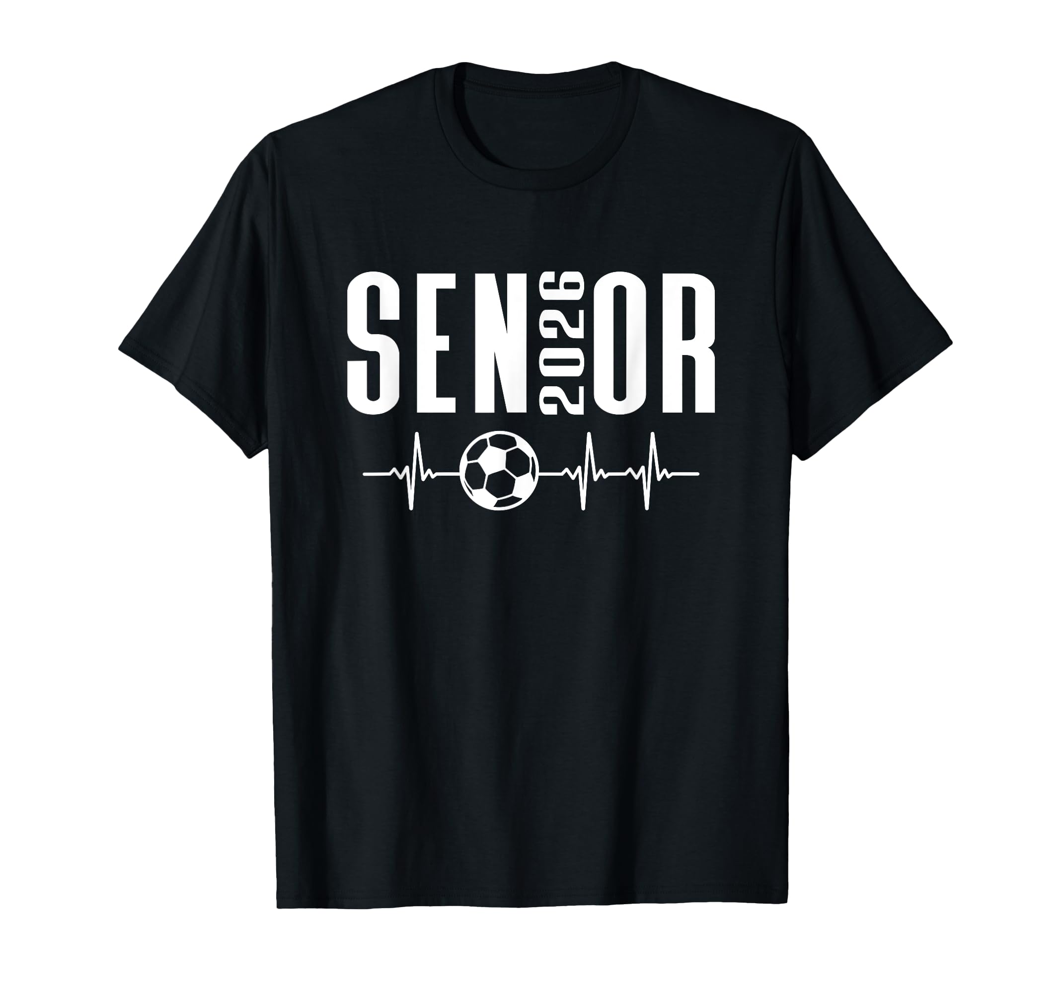 Class 2026 Senior Soccer Player T-Shirt - Fun Novelty Design Men Women
