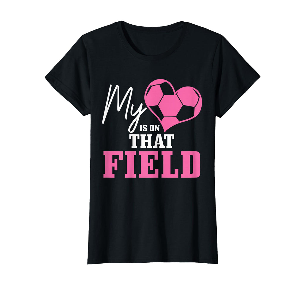 Soccer Mom My Heart Is That Field T-Shirt - Unique Graphic for Adults