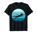 Swim Sunset Coach Swimmer Gift Schwimming T-Shirt - Trendy Graphic Unisex