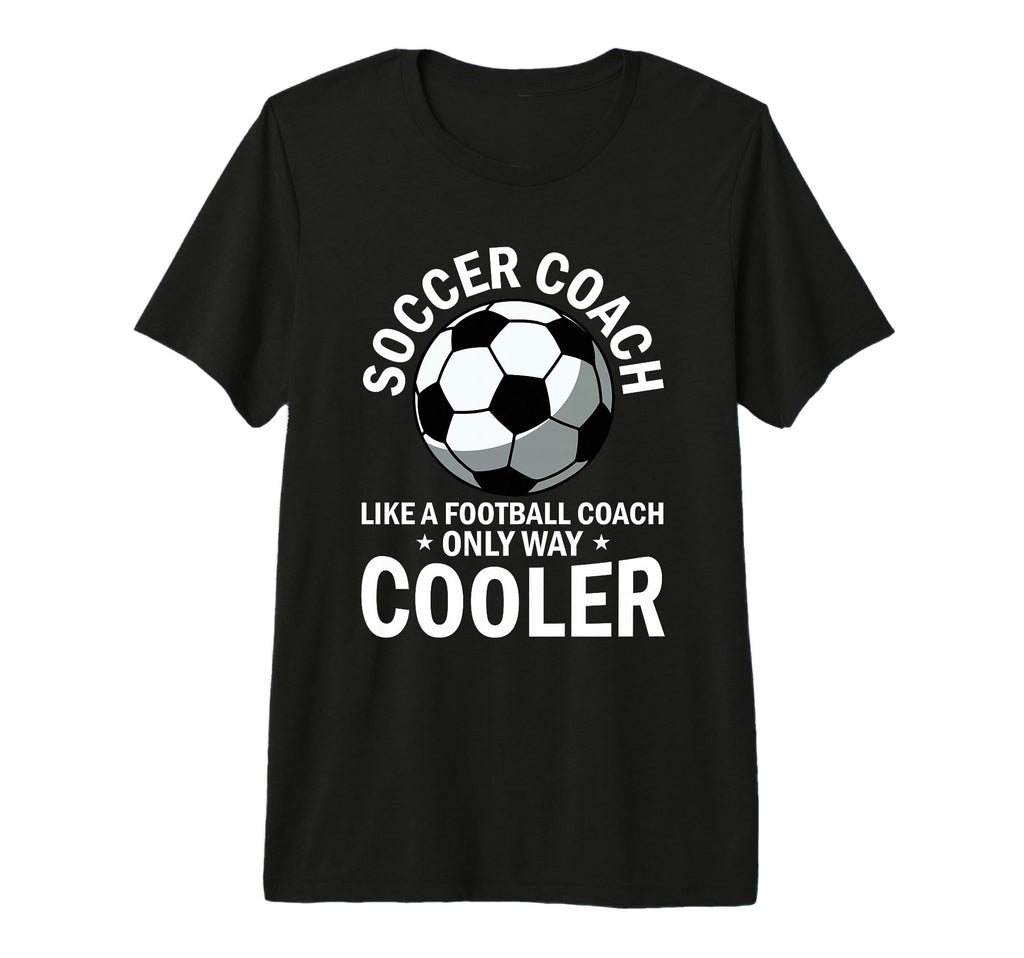 Coaching Soccer Dad Coach Soccer Coach T-Shirt - Unique Graphic for Adults