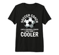 Coaching Soccer Dad Coach Soccer Coach T-Shirt - Unique Graphic for Adults