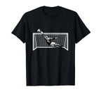 Goalkeeper Soccer Goalie T-Shirt - Custom Art Print for Adults