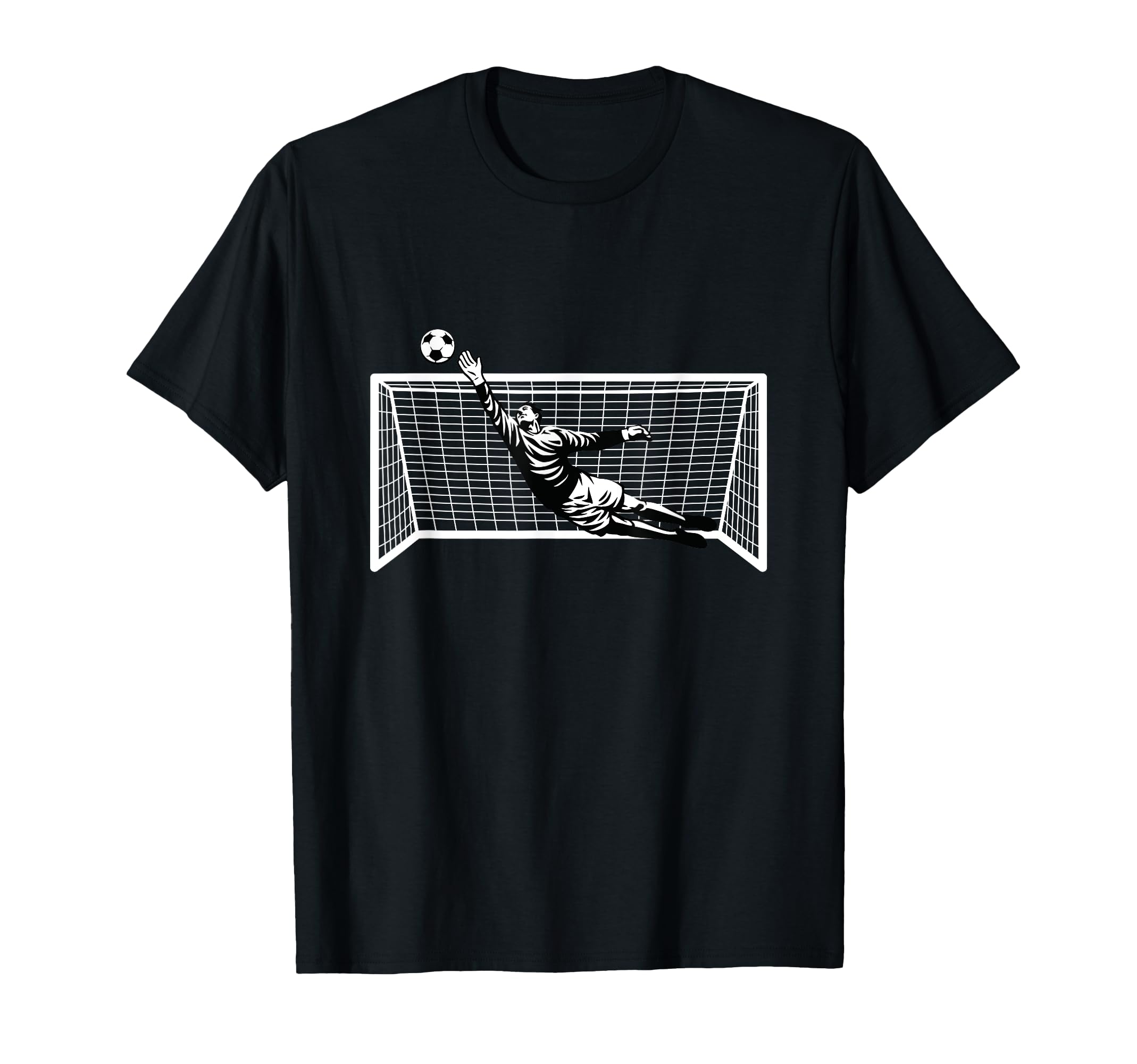 Goalkeeper Soccer Goalie T-Shirt - Custom Art Print for Adults