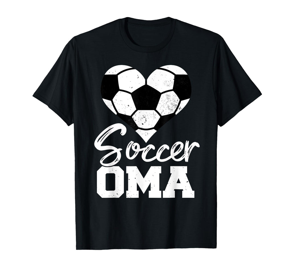 Soccer Oma Heart Funny Heartfelt T-Shirt - Streetwear Style for Adults