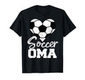 Soccer Oma Heart Funny Heartfelt T-Shirt - Streetwear Style for Adults