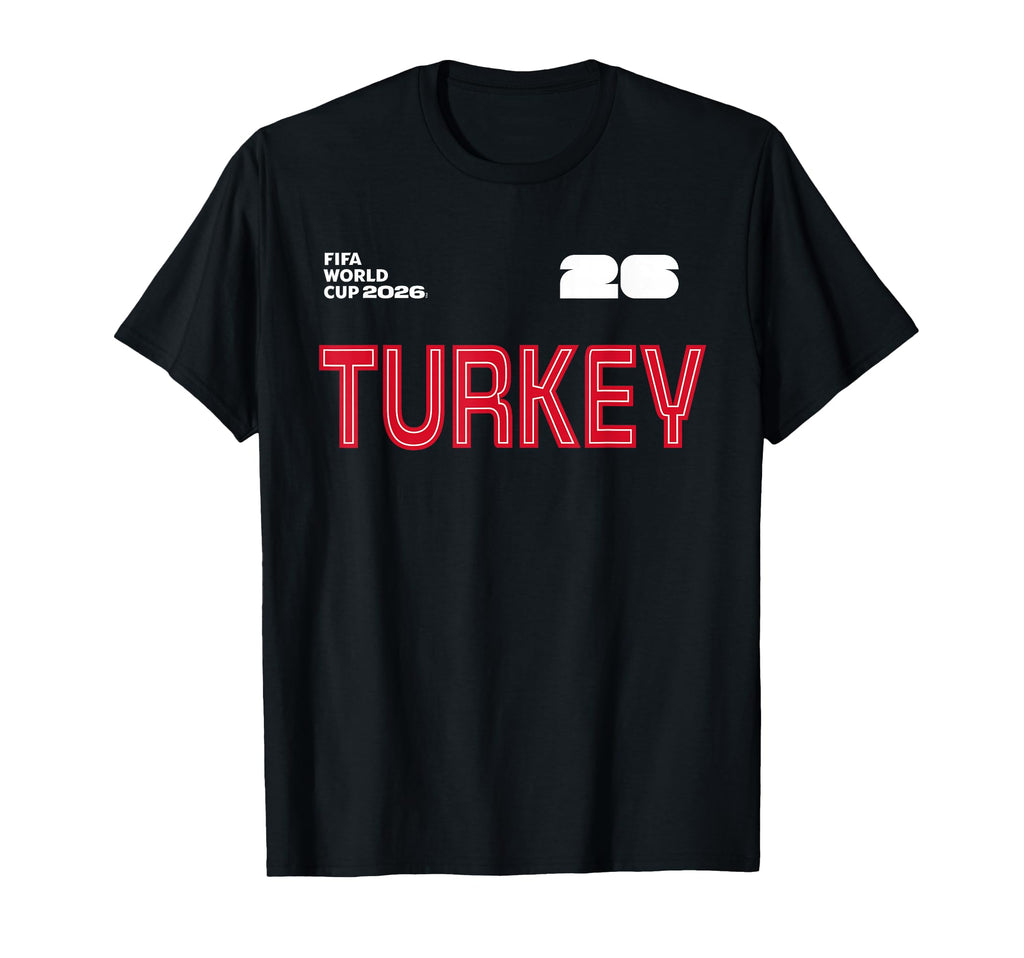 Turkey Outline Soccer T-Shirt | Soccer Lover Gift