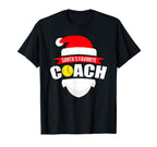 Santas Favorite Softball Coach Funny T-Shirt - Custom Art Print Men Women