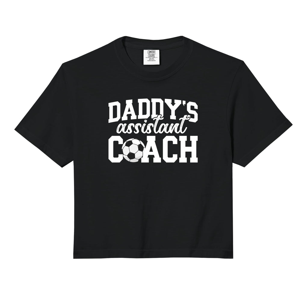 Daddys Assistant Coach Soccer Assistant T-Shirt - Aesthetic Graphic Unisex