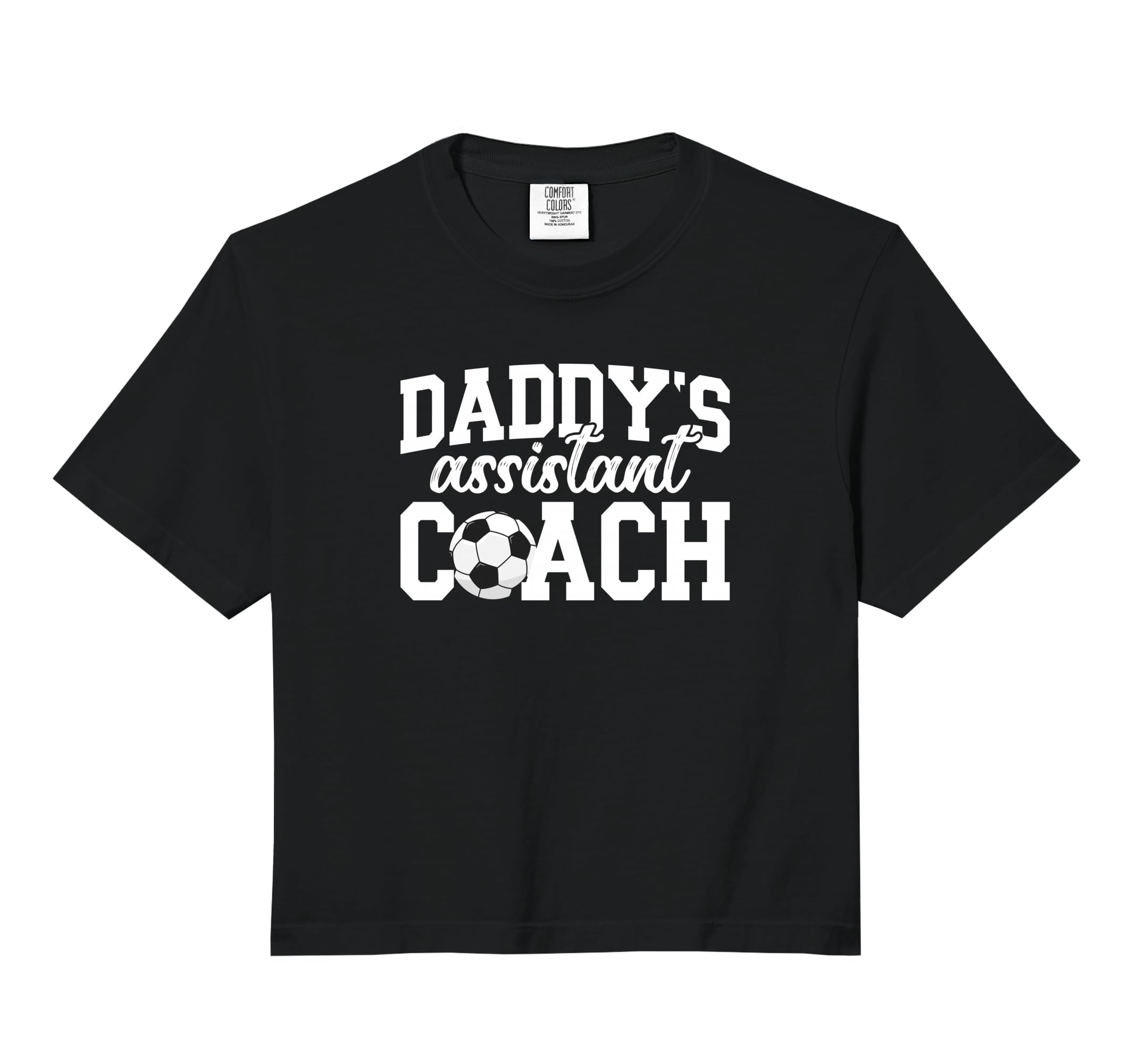 Daddys Assistant Coach Soccer Assistant T-Shirt - Aesthetic Graphic Unisex