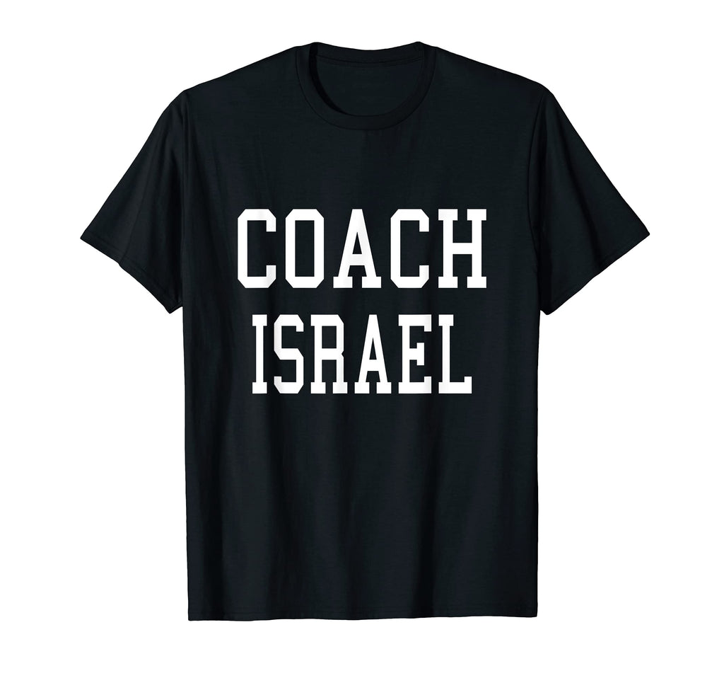 Coach Israel Custom Football Soccer T-Shirt - Minimalist Print for Adults