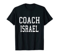 Coach Israel Custom Football Soccer T-Shirt - Minimalist Print for Adults
