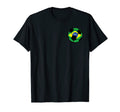 Brazil Flag Soccer Fans Football T-Shirt - Fun Novelty Design Men Women