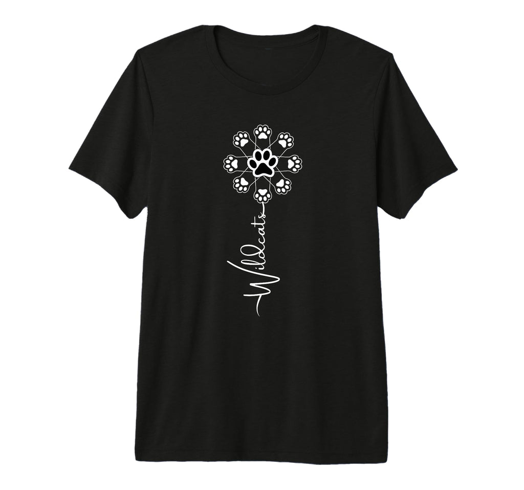 Wildcats Sunflower Sports Team Spirit T-Shirt - Aesthetic Graphic Unisex