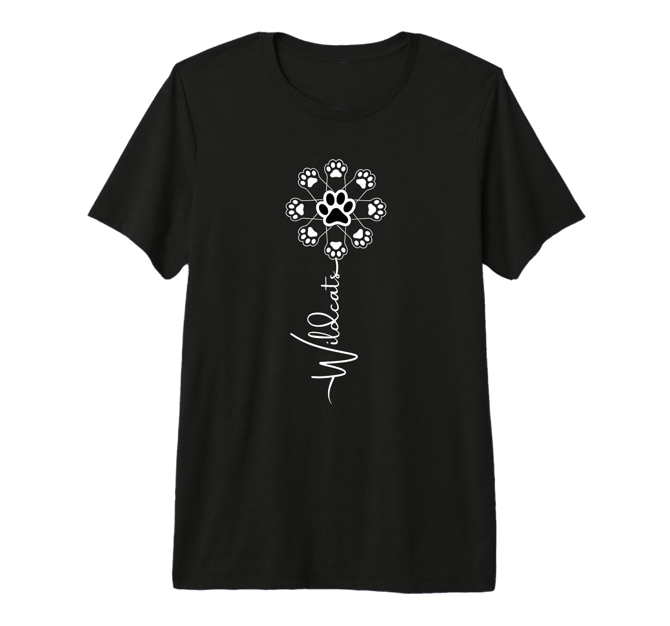 Wildcats Sunflower Sports Team Spirit T-Shirt - Aesthetic Graphic Unisex
