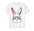 Easter Bunny Volleyball Sunglasses T-Shirt - Streetwear Style Unisex