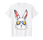 Easter Bunny Volleyball Sunglasses T-Shirt - Streetwear Style Unisex