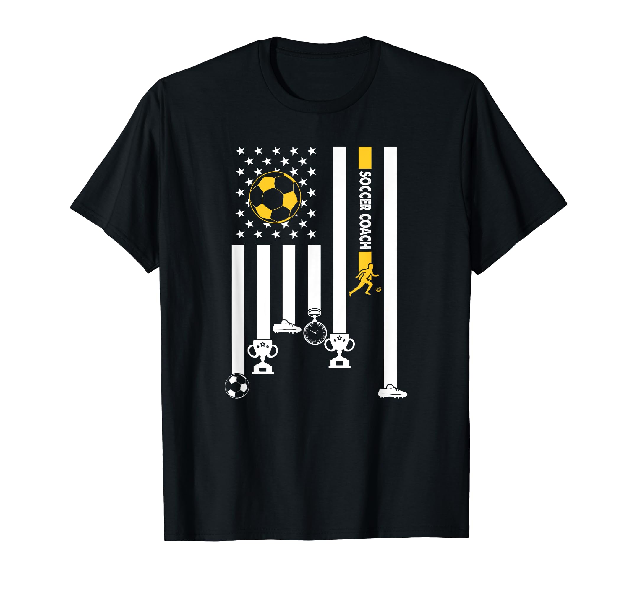 Soccer Coaching Training Trainer T-Shirt - Minimalist Print for Adults