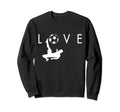Love Soccer I Love Soccer Sport Sweatshirt - Fun Novelty Design Unisex