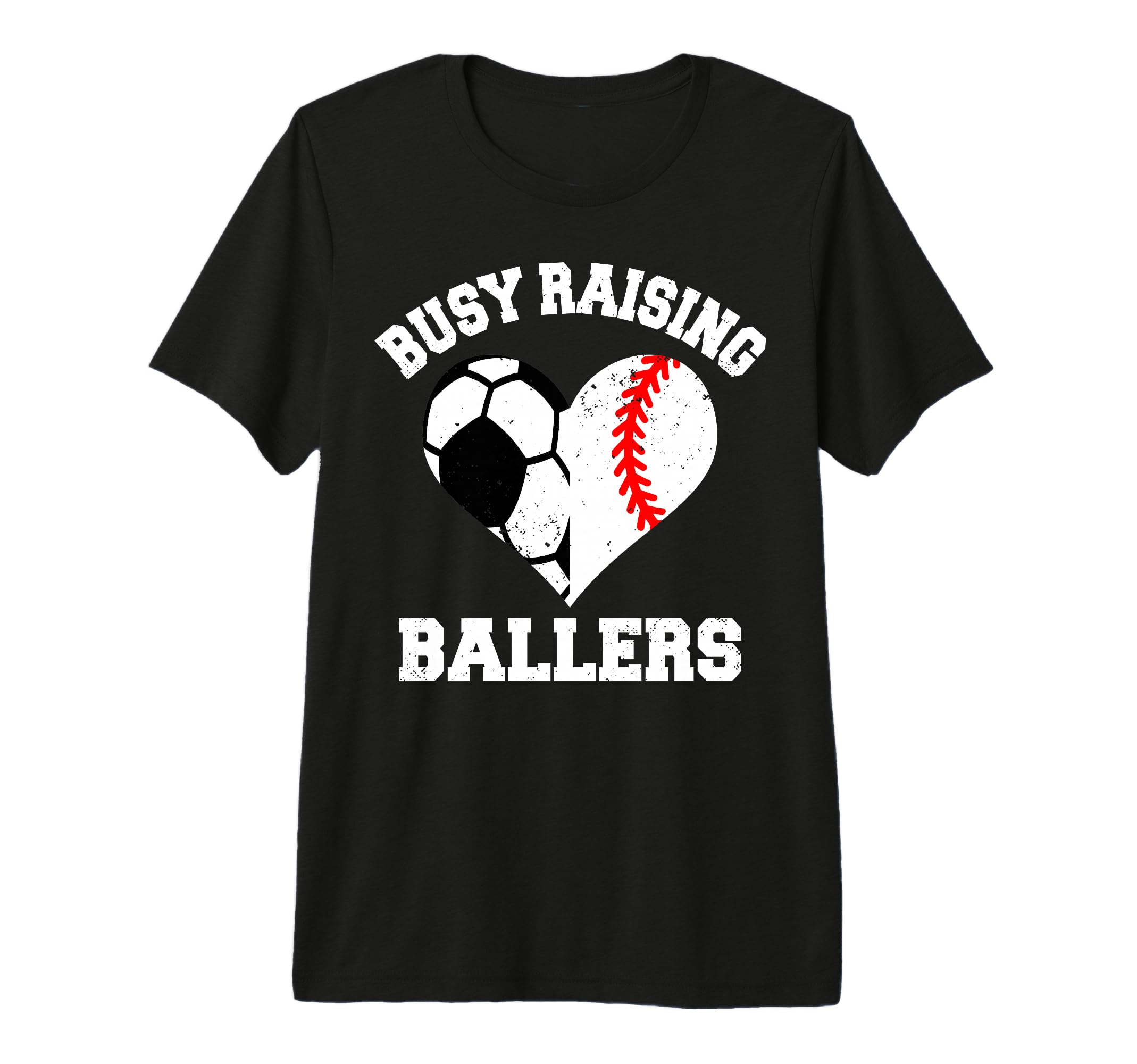 Busy Raising Ballers Soccer Baseball T-Shirt - Custom Art Print Men Women