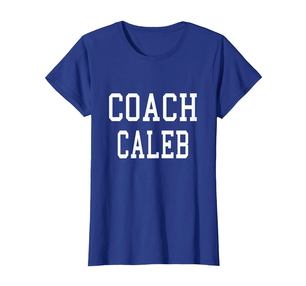 Coach Caleb Custom Football Soccer T-Shirt - Novelty Apparel Men Women
