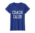 Coach Caleb Custom Football Soccer T-Shirt - Novelty Apparel Men Women