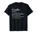 Funny Soccer Goalkeeper Goalie T-Shirt - Minimalist Print for Adults