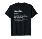 Funny Soccer Goalkeeper Goalie T-Shirt - Minimalist Print for Adults