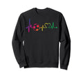 Heartbeat Soccer Fans Soccer Sweatshirt - Streetwear Style for Adults