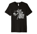 Eat Sleep Soccer Repeat Athletic Passion T-Shirt - Trendy Graphic Unisex