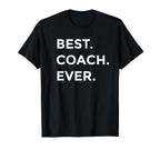 Coach Gift Best Coach Ever Football T-Shirt - Trendy Graphic Men Women